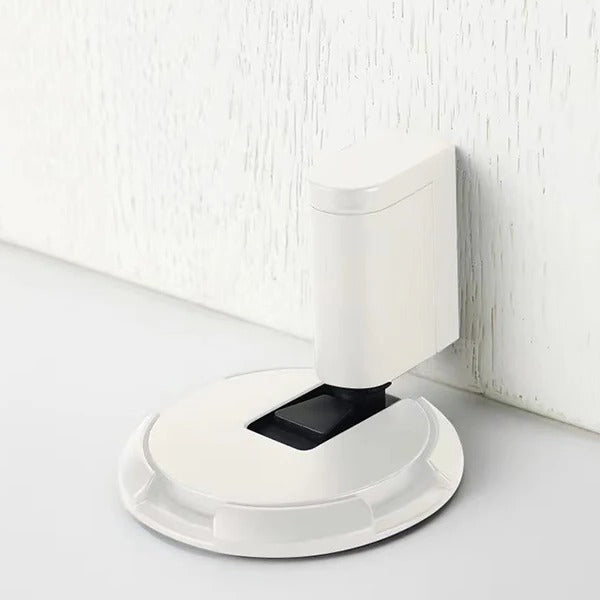 Verstellbarer Türstopper aus Zinklegierung zum Kleben oder Schrauben für Innen- und Außentüren – für Bodenspalt bis 2,5 cm, arretierbar, 6 Farben