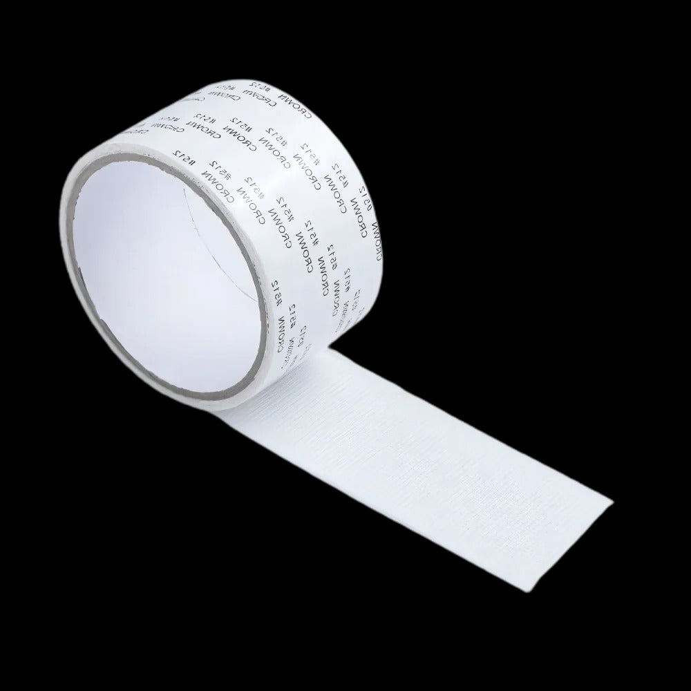 Selbstklebendes Reparaturband für Fliegengitter, Netze und Zeltstoff drinnen und draußen – 200 × 5 cm, Glasfaser, wasserfest, 3 Farben