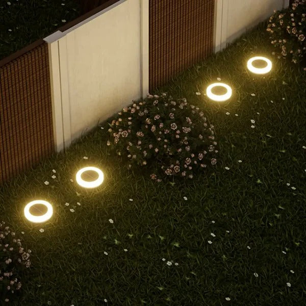 Rostfreie Solar-Außenleuchten für Garten, Weg und Terrasse – solarbetrieben, wetterfest, Warmweiß oder Kaltweiß