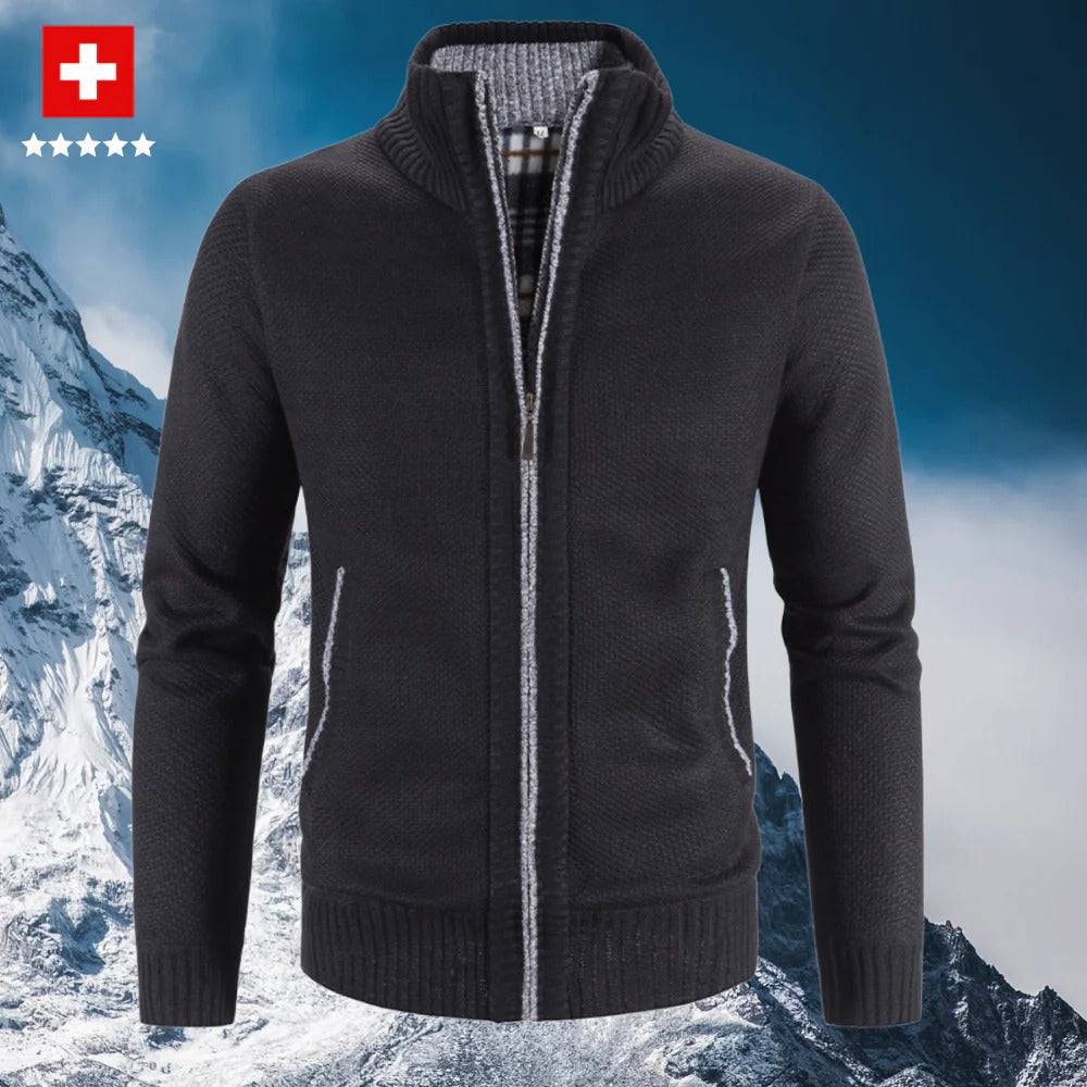 Warmer Herren-Cardigan für Winter, Arbeit und Freizeit – zeitlos-elegantes Design, bequeme Passform, Größen S bis 3XL, 6 Farben