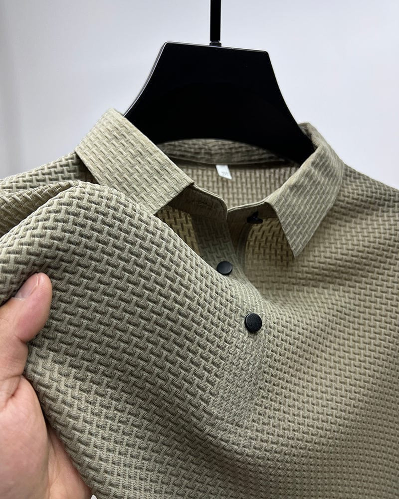 Herren-Poloshirt mit Mesh-Struktur für Sport, Freizeit und Meetings – kurzarm, atmungsaktiv, S bis 3XL, in 6 Farben von Weiß bis Schwarz