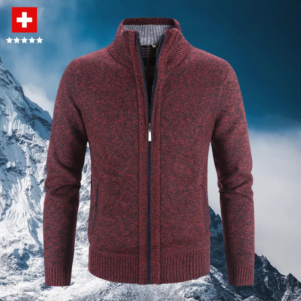 Warmer Herren-Cardigan für Winter, Arbeit und Freizeit – zeitlos-elegantes Design, bequeme Passform, Größen S bis 3XL, 6 Farben