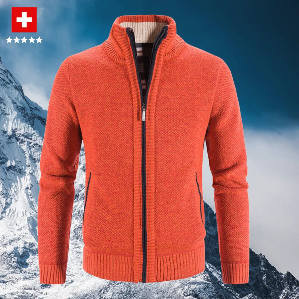 Warmer Herren-Cardigan für Winter, Arbeit und Freizeit – zeitlos-elegantes Design, bequeme Passform, Größen S bis 3XL, 6 Farben