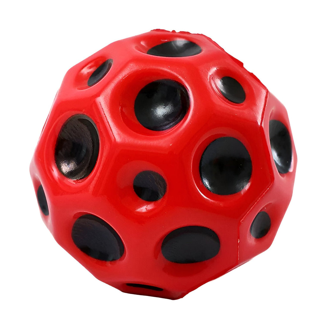 Anti-Stress-Flummiball zum Drücken, Kneten und Werfen für Kinder und Erwachsene – Knautschball für die Tasche, 6 Farben