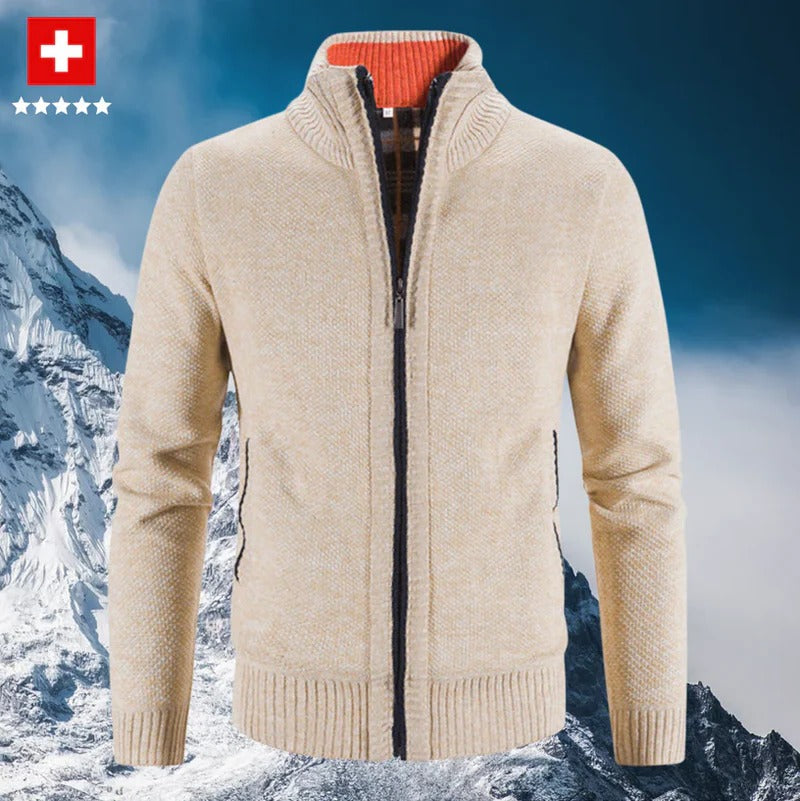 Warmer Herren-Cardigan für Winter, Arbeit und Freizeit – zeitlos-elegantes Design, bequeme Passform, Größen S bis 3XL, 6 Farben