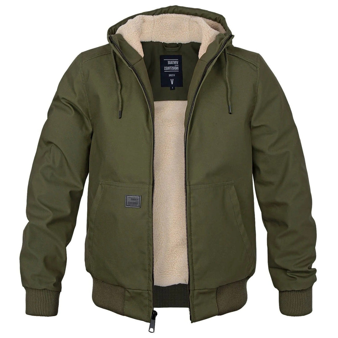 Warme Winterjacke für Herren mit modernem, maskulinem Design für die kalte Jahreszeit – pflegeleicht, M bis 4XL, 5 Farben von Khaki bis Schwarz
