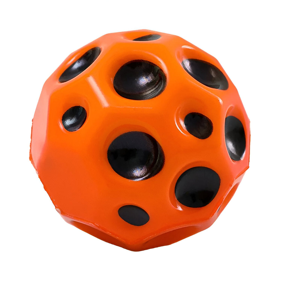 Anti-Stress-Flummiball zum Drücken, Kneten und Werfen für Kinder und Erwachsene – Knautschball für die Tasche, 6 Farben
