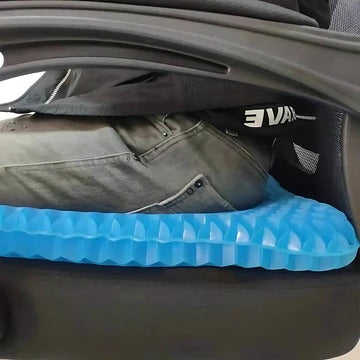 Gel-Sitzkissen mit Wabenstruktur für Bürostuhl, Autositz und Rollstuhl – gleichmäßige Druckverteilung, formstabil, leicht, ohne Bezug