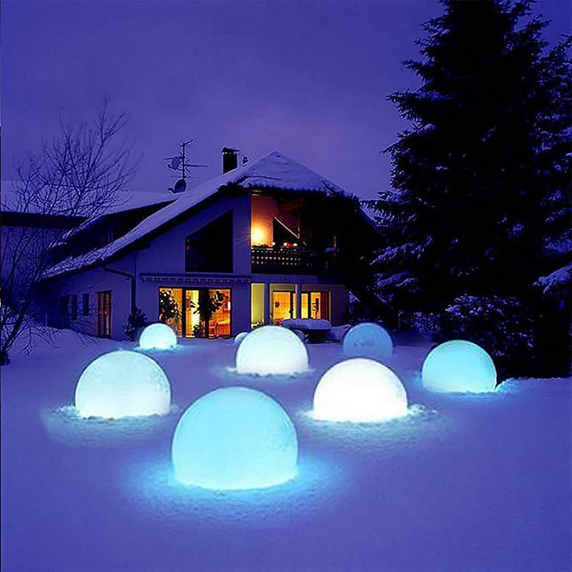 Kabellose LED-Kugelleuchte für Garten, Terrasse und Innenräume – 16 Farben, Fernbedienung, Akku bis 12 Stunden, IP65, zum Hängen oder Stellen