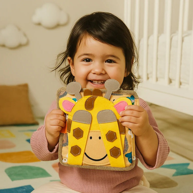 Sensorik-Aktivitätsbuch für Kinder zum Fühlen, Greifen und Entdecken zu Hause und unterwegs – Mitmachbuch mit Aktivitäten