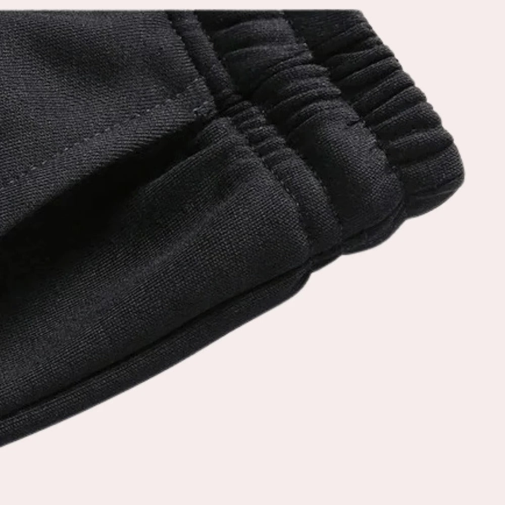 Trainingsanzug für Herren aus Polyester für Freizeit, Stadtbummel und Alltag – Jacke mit Stehkragen, Hose mit Gummibund, M bis 4XL, 3 Farben