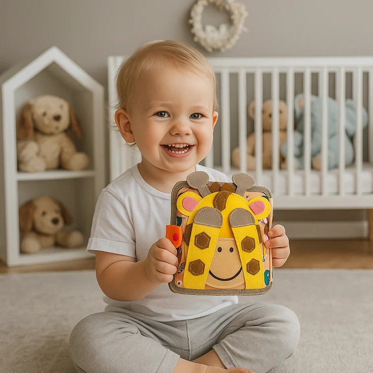 Sensorik-Aktivitätsbuch für Kinder zum Fühlen, Greifen und Entdecken zu Hause und unterwegs – Mitmachbuch mit Aktivitäten