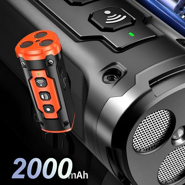 Ultraschall-Antibell-Handgerät für Hunde als Trainingshilfe gegen übermäßiges Bellen – mit LED-Taschenlampe, aufladbar, Orange oder Schwarz