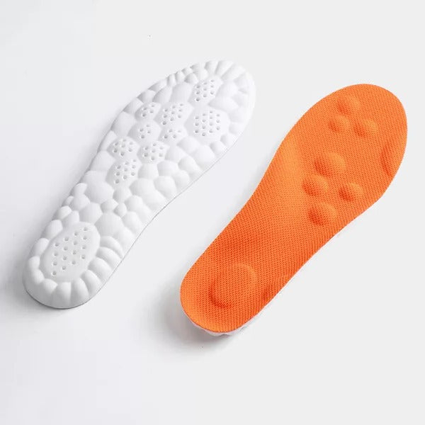 Weiche Sport-Einlegesohlen für Lauf- und Sportschuhe für Damen und Herren – rutschfest, mit Mittelfußpolster, 4 Farben, 8 Größen