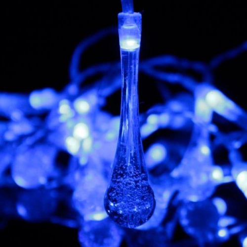 Solar-Lichterkette mit 20 LEDs für Garten, Hof und Feiern im Freien – ca. 4,8 m, 8 Leuchtmodi, Dämmerungsautomatik, wetterfest, 4 Lichtfarben
