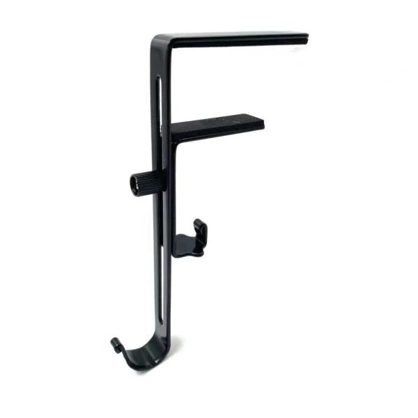 Kaminsims-Halter für Weihnachtsstrümpfe und Girlanden mit Doppelhaken für Weihnachten – verstellbar 1,3 bis 21,6 cm, bis ca. 9 kg, Schwarz oder Gold
