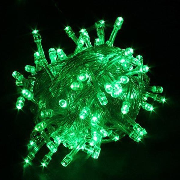 Solar-Lichterkette mit 100 LEDs für Garten, Bäume und Zaun – 17 m lang, schaltet sich bei Dämmerung automatisch ein, ohne Steckdose, 4 Lichtfarben
