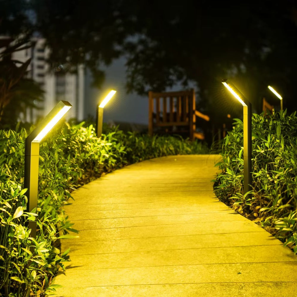 Solar-Wegeleuchten für den Garten zur Beleuchtung von Wegen, Beeten und Einfahrt – ohne Kabel, leuchten automatisch am Abend