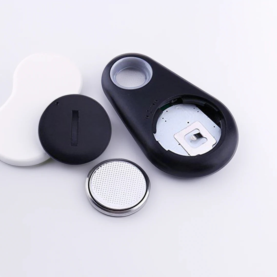 Bluetooth-Tracker für Hunde und Katzen zum Befestigen am Halsband – App-Ortung, Signalton, Reichweite 10 m, wasserdicht, 5 Farben