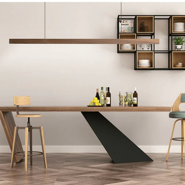 LED-Pendelleuchte mit höhenverstellbarer Aufhängung für Esstisch, Wohnzimmer und Büro – 80 cm, 12 W, Licht nach unten, 2 Ausführungen