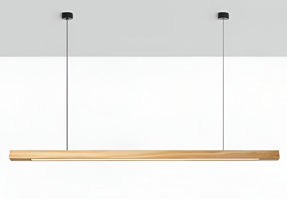 LED-Pendelleuchte mit höhenverstellbarer Aufhängung für Esstisch, Wohnzimmer und Büro – 80 cm, 12 W, Licht nach unten, 2 Ausführungen