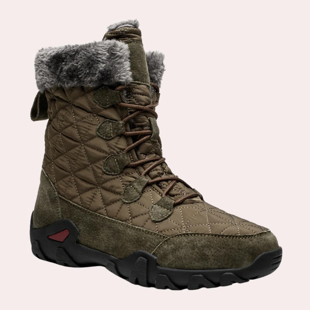 Warme Winterstiefel für Herren aus weichem Material für Alltag, lässige Outfits und Abend – Größe 7 bis 13, Armeegrün, Schwarz oder Braun