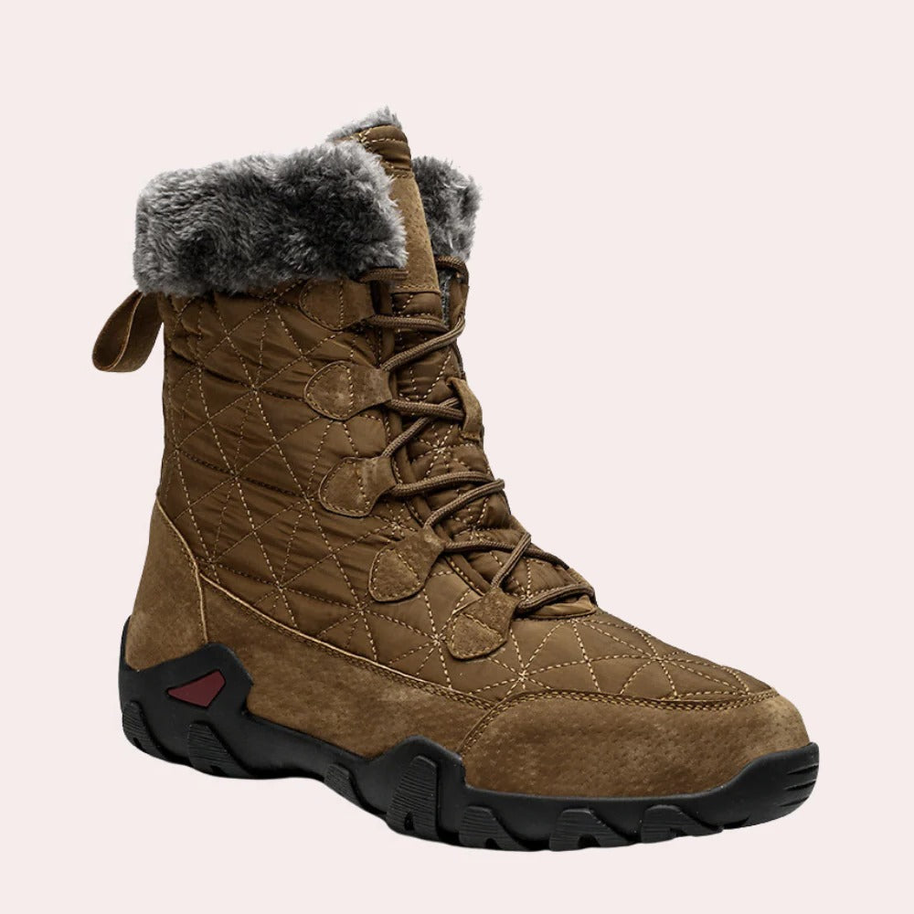 Warme Winterstiefel für Herren aus weichem Material für Alltag, lässige Outfits und Abend – Größe 7 bis 13, Armeegrün, Schwarz oder Braun