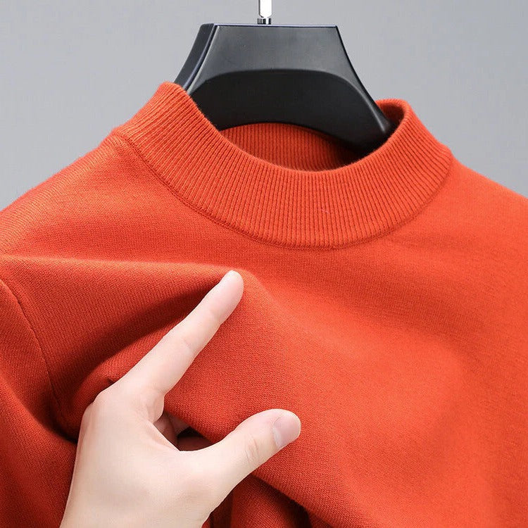 Herrenpullover aus Kaschmir mit elegantem Saum zu Jeans, Chino oder Stoffhose – M bis 4XL (deutsche Größe 48 bis 58), 6 Farben von Beige bis Schwarz