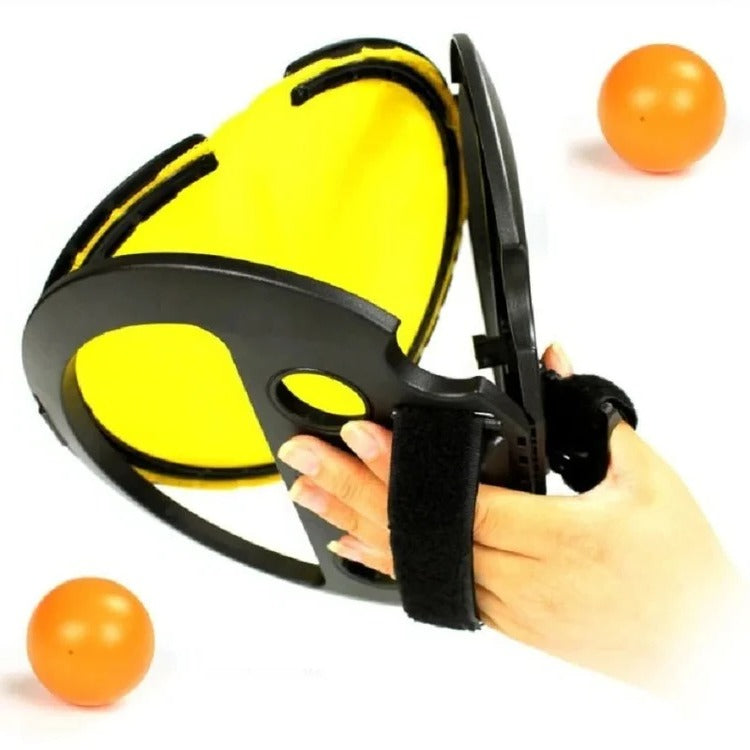 Outdoor-Fangball-Spielset zum Werfen und Fangen für Garten, Park, Strand und Camping – Spielset für Kinder und Erwachsene, 4 Farben
