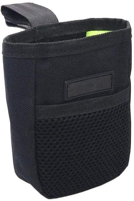 Leckerli-Beutel aus 600D-Oxford-Gewebe mit Gürtelclip für Hundetraining und Spaziergänge – breite Öffnung, Netztasche, ca. 9 × 4 × 13 cm, 2 Farben