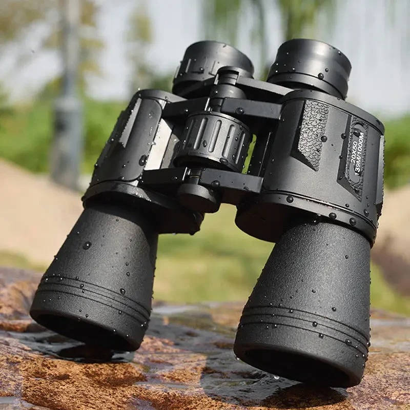 Fernglas 20 × 50 mit BAK4-Prisma für Vogelbeobachtung, Konzerte und Sportevents – 50-mm-Objektiv, IPX4, Mehrschichtvergütung, handytauglich