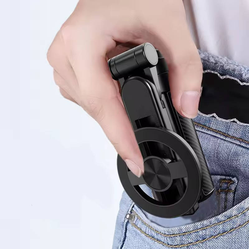 4-in-1 Magnet-Selfie-Stick mit Stativ-Funktion für Gruppenfotos, Videos und Reisen – magnetische Smartphone-Halterung