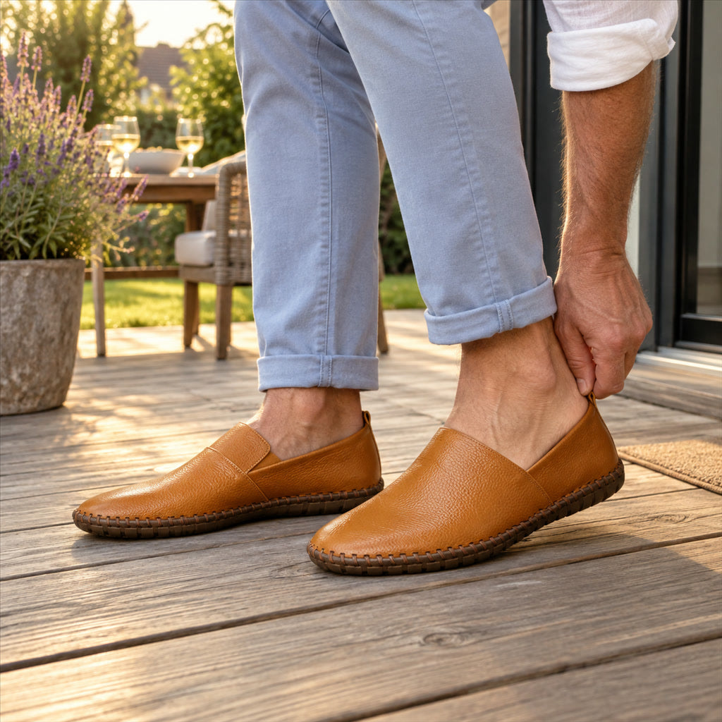 Rutschfeste Herren-Loafer zum Hineinschlüpfen aus weichem Material für Alltag, Abend und formelle Anlässe – Größe 8 bis 12, 5 Farben