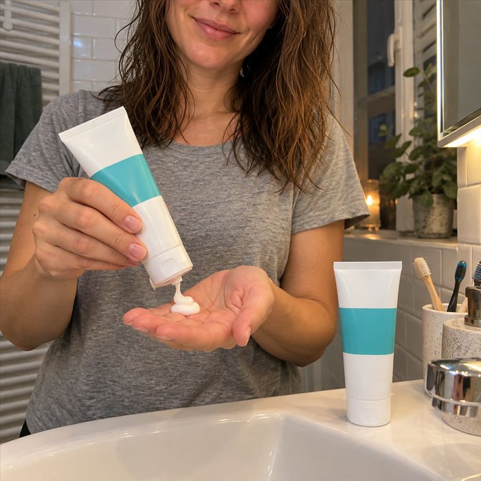 Haarglättungscreme mit Keratin für glattes, geschmeidiges Haar – Anwendung zu Hause in 10 bis 30 Minuten, für alle Haartypen, 2 × 60 ml