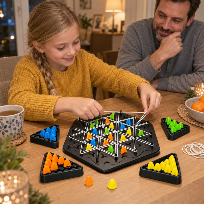 Strategie-Brettspiel für Kinder und Familie als Spieleabend-Klassiker – Denken, Planen und Spaß für Groß und Klein