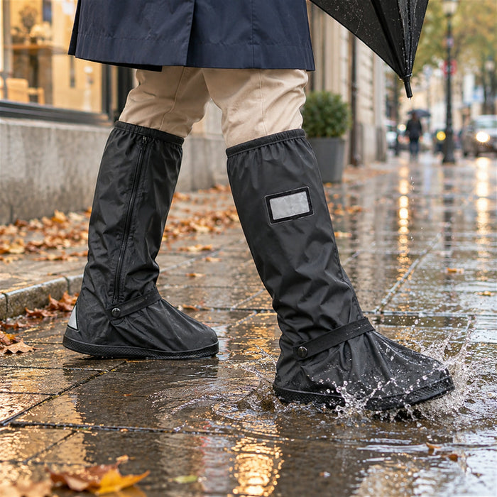 Wasserdichte Stiefel-Überzieher für Regen und Schnee zum Schutz von Sneakern und Lederschuhen – in 4 Größen S bis XL