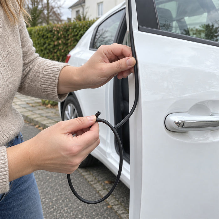 Türkantenschutz-Leiste in U-Form für Auto, SUV und Geländewagen – 5 m, flexibel, wetterfest, ohne Kleber, in 6 Farben