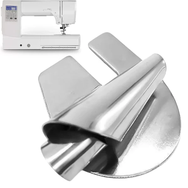 Rollsaumfuß aus Metall für Nähmaschinen zum Säumen von Servietten, Handtüchern und Rüschen – Saumbreite 3 bis 10 mm, einfach anzubringen