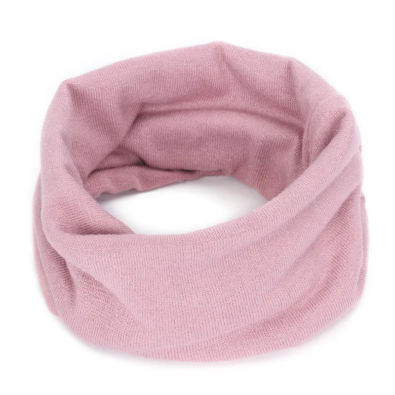 Nackenwärmer aus weichem Kaschmir-Strick für Damen und Herren zu Mantel und Jacke – Schlauchschal, ca. 23 × 25 cm, in 5 Farben