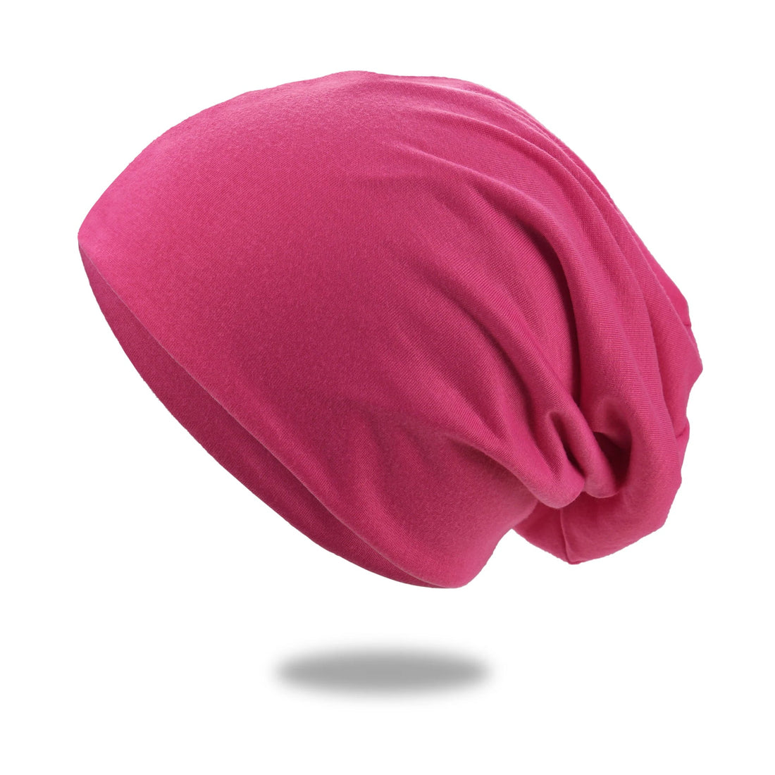 Lässige Slouch-Beanie mit locker fallendem Schnitt für Herbst und Winter – Strickmütze in 12 Farben von Khaki bis Hellgrün